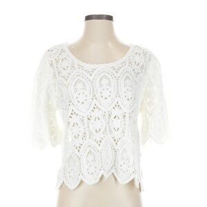 NWT Solitaire Cream Lace Women's Blouse